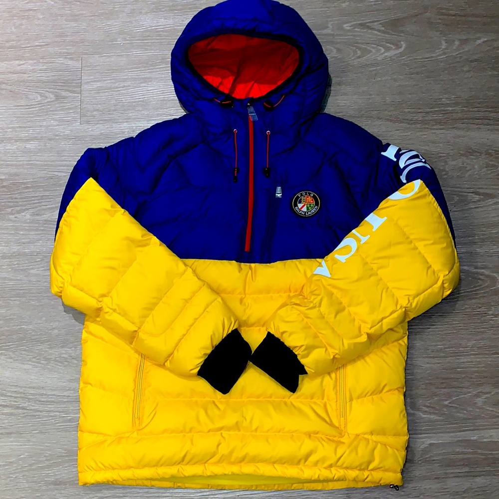 🥶⚠️Polo Ralph Lauren Glacier Hooded Down Pullover Jacket